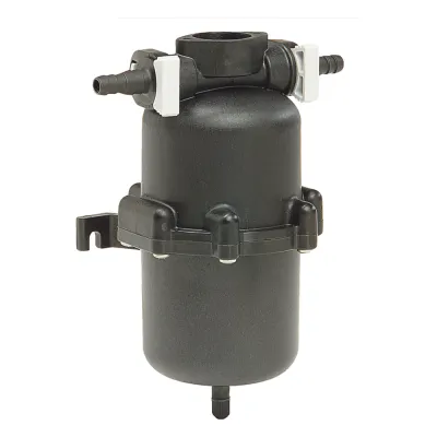 Mini tanque acumulador con capacidad de hasta 0.65 litros.
