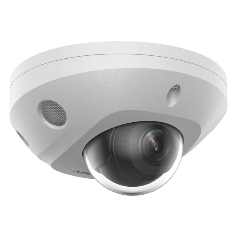 [Dual Light + 2 Micrófonos Integrados] Mini Domo IP 6 Megapixel / Lente 2.8 mm / 30 mts Luz Blanca + 30 mts IR / ACUSENSE / Exterior IP67 / IK8 / WDR 120 dB / PoE / ONVIF / Micro SD / ACUSEEK
