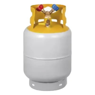 Cilindro/Tanque portátil 30 Libras / para contenido de refrigerante / Aires Acondicionados / Refrigeración / Climatización Automotriz.