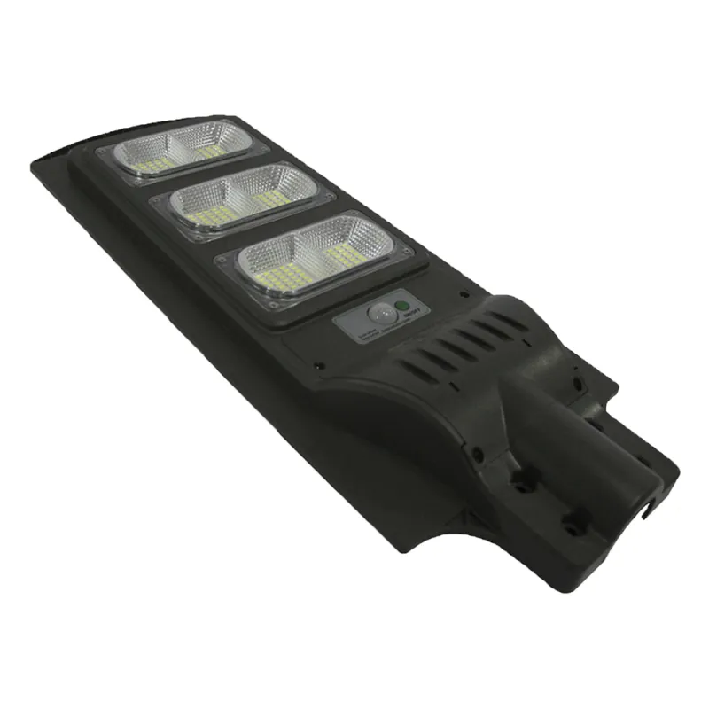 Luminaria con Panel Solar y Sensor de Movimiento de 120 W/ Luz 6 500 K / Dimensiones 625 x 240 mm / Ángulo de Luz 120°.