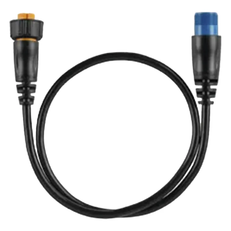 Cable adaptador para conectar un transductor de 8 pines con XID a un puerto de sonda de 12 pines a un dispositivo náutico compatible.