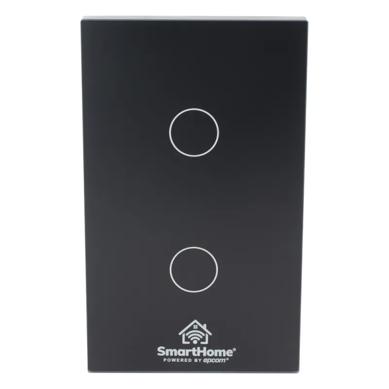 (Wifi) Apagador switch inalámbrico WIFI, control de 2 regresos de carga, 110V