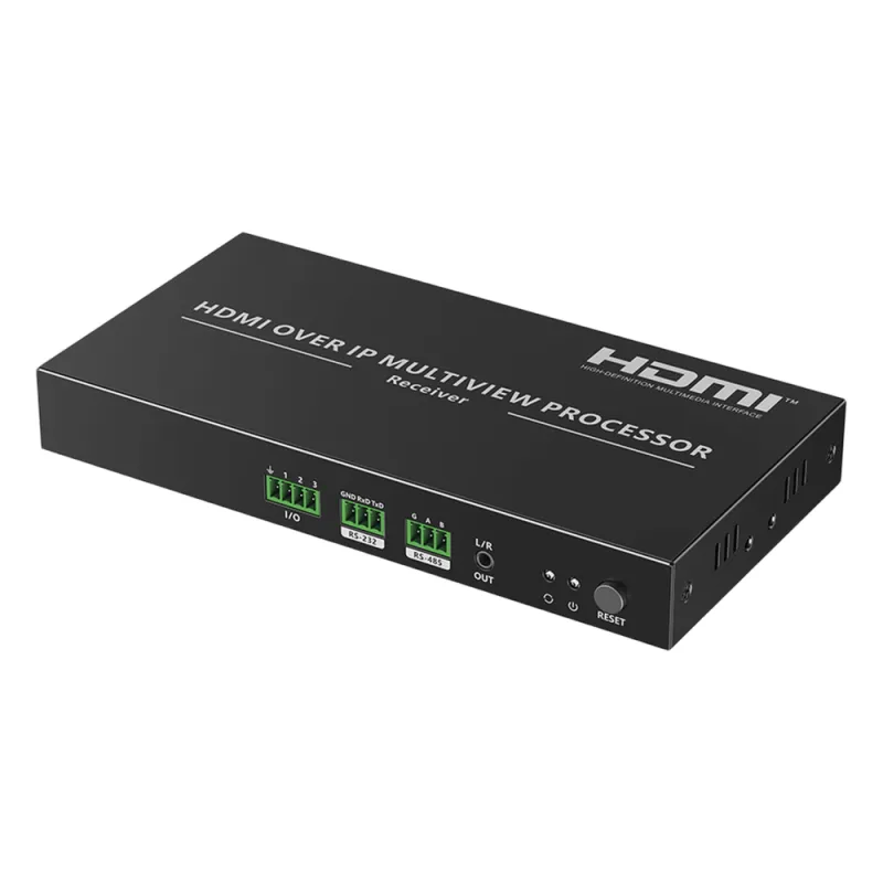 Receptor 4K60Hz sobre IP con multivisor
