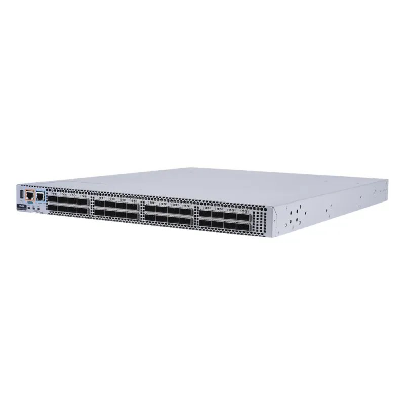 Switch Data Center 100GE / 32 Puertos QSFP28 100G / 6.4 Tbps 2030 Mpps / VXLAN EVPN Spine-Leaf L3 / RDMA PFC ECN Lossless Ethernet / BGP OSPF MLAG 1 RU Hot-Swap