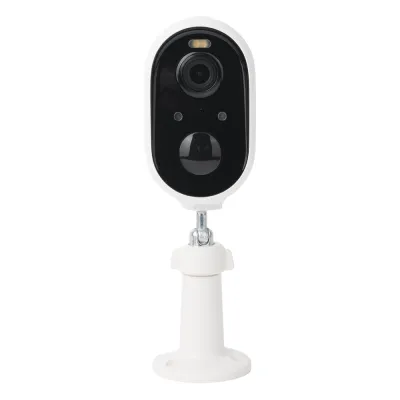 Cámara IP de Batería (Gran Angular) 3 Megapixel | WiFi | Audio Bidireccional | Batería Recargable 5200 mAh | IP65 |Exterior con Protección| Estadísticas de Energía | Detección de Humanos | Incluye Panel So