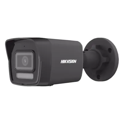 [Dual Light] Bala IP 4 Megapixel / Color Negro / Lente 2.8 mm / 30 mts IR + 30 mts Luz Blanca / Micrófono Integrado / ACUSENSE Lite / Exterior IP67 / H.265 / PoE / Micro SD