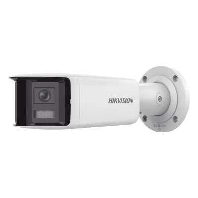 [FlexVu] [PROTECCIÓN ACTIVA] Bala IP 4 Megapixel / 2 Lentes de Lente 2.8 mm (Imagen Panorámica 180°) / 40 mts IR / Exterior IP67 / Luz Intermitente y Alerta de Audio / Audio Bidireccional / ACUSENSE / WDR 120 dB / Micro SD