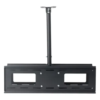 Montaje de Techo Universal Doble para Monitores de 32 a 65" / Soporta hasta 60 kg x pantalla / Vesa 600 x 400/ Acero / Montaje Telescopico de 50 cm hasta 90 cm