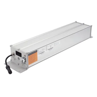 Batería de Ion-Litio para Videovigilancia / 1280 Wh / 100 Ah / Controlador Incluido / Salida 12 Vcc o 24 Vcc / Conexión Directa a Panel Solar