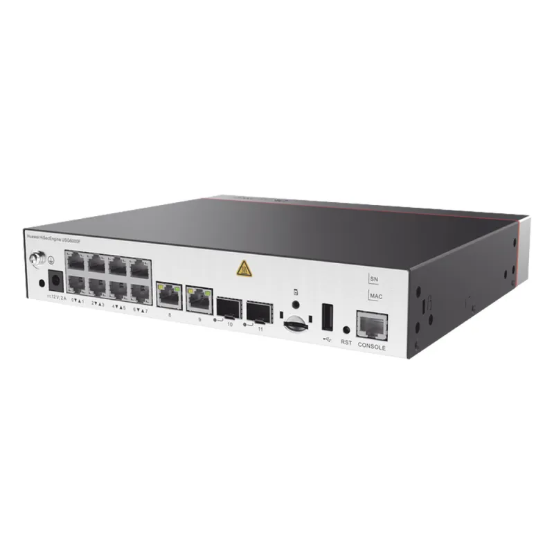 Firewall HUAWEI Ideal para PyMES Empresas: 1 Año Gratis de Seguridad Total (Antivirus, IPS y Filtrado Web), Soporta SD-WAN y Nube con Protección de Borde (Licencias Opcionales)