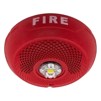 BOC C/LAMP ESTROBOSCOPICA tipo LED MONT EN TECHO CLR ROJO