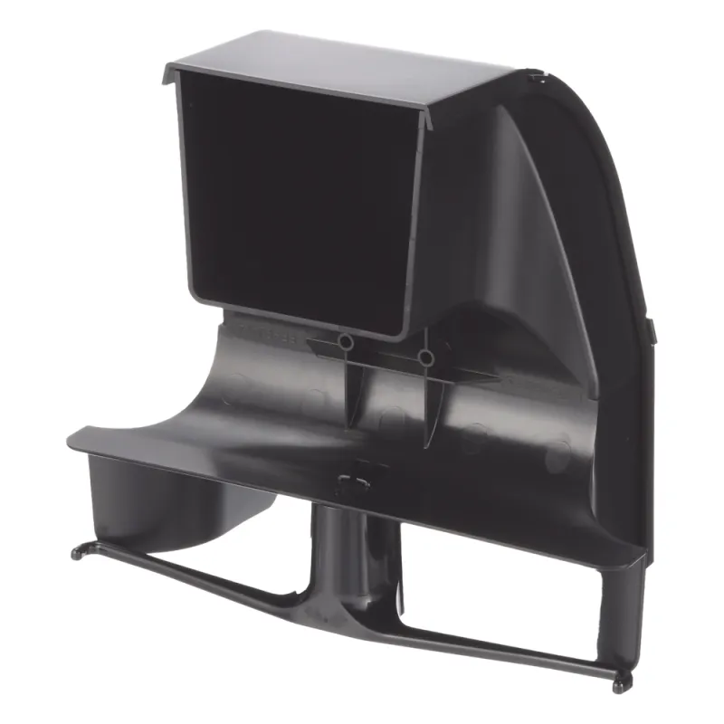 Bajada Para Canaleta FiberRunner™, Uso con Medidas 4x4, 6X4, 12X4, o 24X12, Con Reducción a 4X4, Color Negro