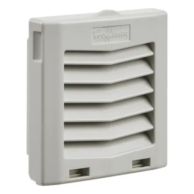 Rejilla de Escape para Ventilador con Filtro HG / Protección IP54 / Compatible con Ventiladores HF05 de 5 in (127 mm) / De Plástico / Color Gris Claro