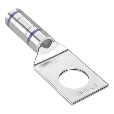 Zapata de compresión LCA6-38-L, para cal. 6 Awg, Barreno para tornillo prisionero de 3/8, 1 Pz