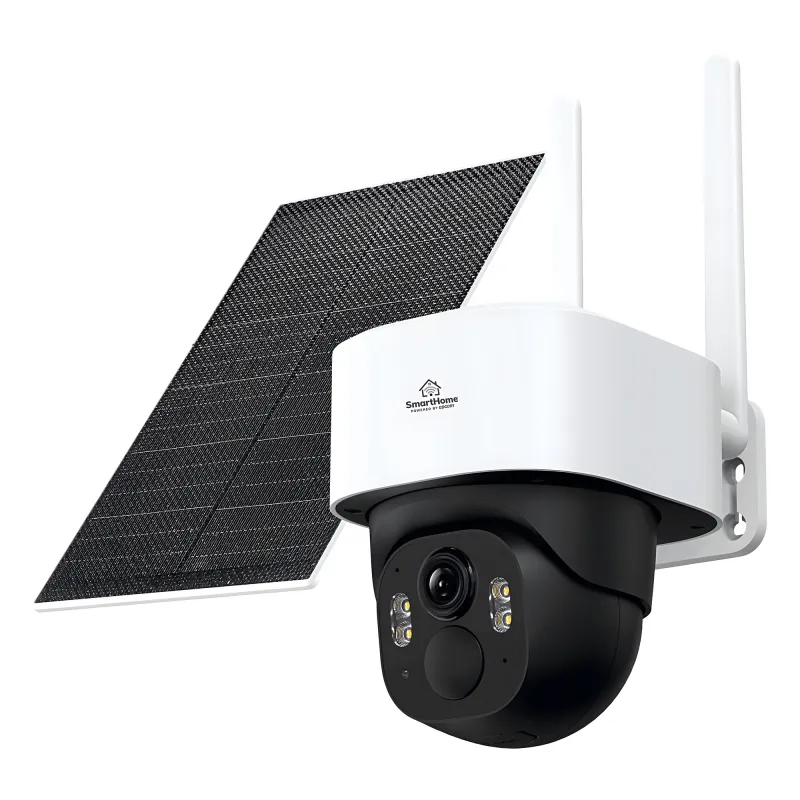 Cámara de Batería PT 4MP / 4G LTE-FDD / Panel Solar 5W / Visión Nocturna a Color 10 m (32.8 ft) / Autoseguimiento Inteligente / Audio Bidireccional / IP65