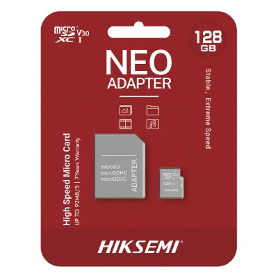 Memoria microSD con Adaptador / 128 GB / Clase 10 / NAND TLC / 92 MB/s Lectura / Multipropósito