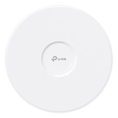 Punto de Acceso Omada / Wi-Fi 7 BE11000 MU-MIMO 2x2 / 1 Puerto 10 Gbps / Mesh Omada / Operaciones Multiencale (MLO) / Configuración por Controlador o Stand-Alone / Para Montaje en Techo/pared / Alimentación PoE+
