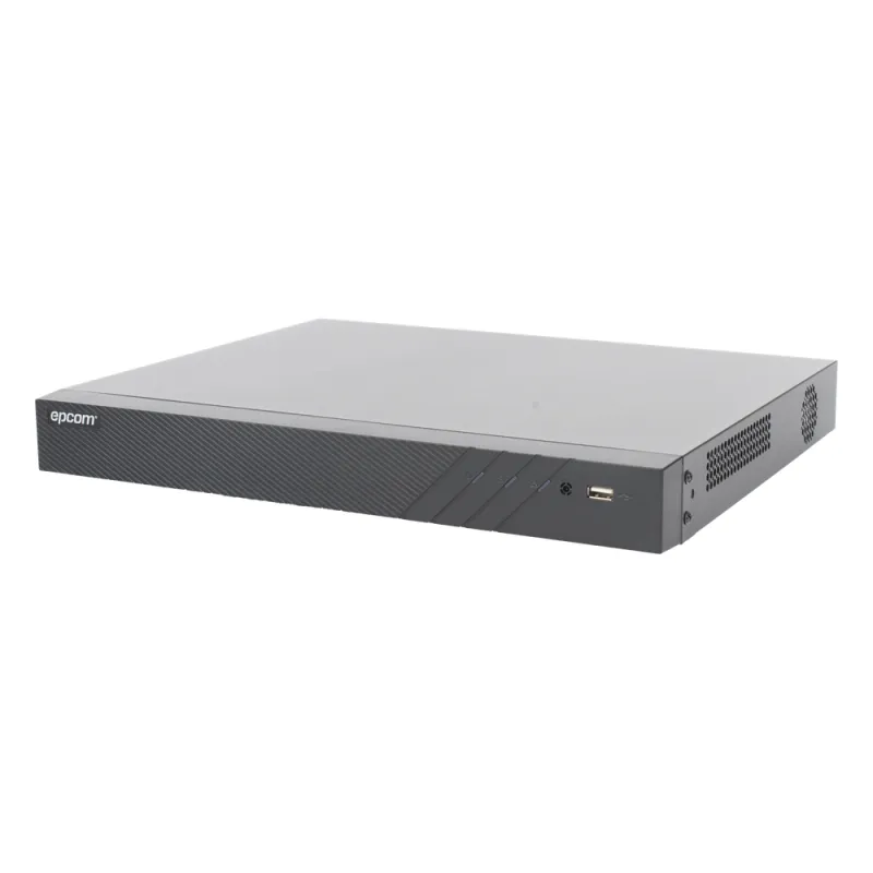 DVR 32 Canales TurboHD + 8 Canales IP / 5 Megapixel Lite - 3K Lite / Acusense (Evita Falsas Alarmas) / Audio Bidireccional / 2 Bahías de Disco Duro / H.265+ / Salida de Video en Full HD