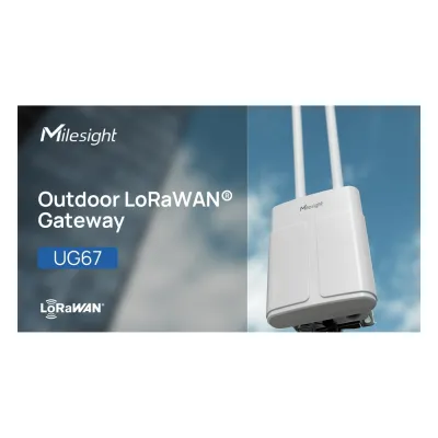 Gateway LoRaWAN para Exterior / 8 Canales / IP67 / 4G LTE / GNSS / PoE / Alcance 15 km / para BMS con BACnet y Modbus