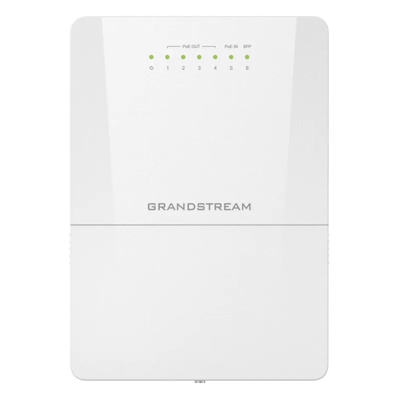 Switch PoE Lite administrable para exteriores de 6 puertos (5GE+1SFP) / Clasificación IP66 a prueba de polvo y agua