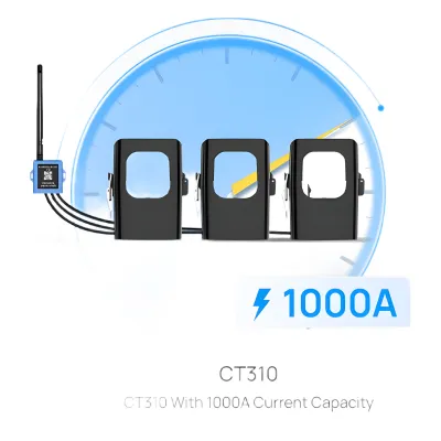 MEDIDOR DE CORRIENTE LORAWAN PARA TRES FASES HASTA 1000 AMPERS