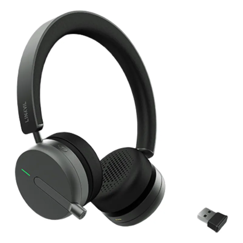 Auricular Inalámbrico LINKVIL DH50-B con Bluetooth 5.4 y Micrófono Retráctil con Cancelación de Ruido