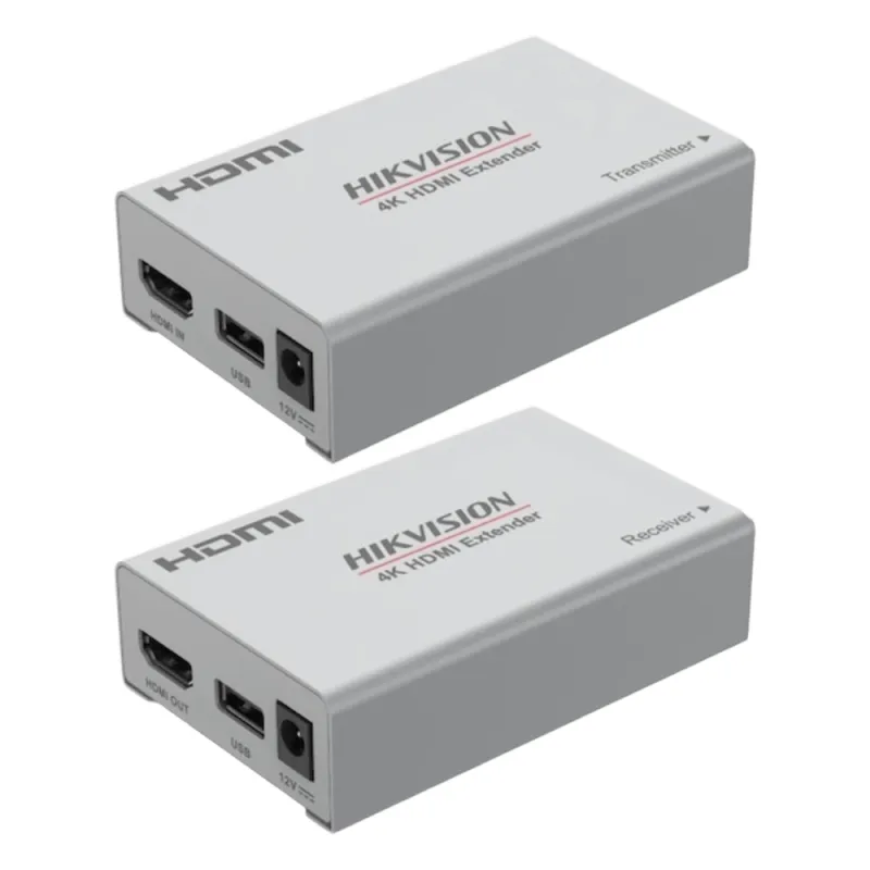 Kit Extensor de Video y Audio HDMI / 4K (3840×2160) a 60 Hz / Hasta 120 m (393.7 ft) con Cat 6 / Cero Latencia / Plug-and-Play / Transmisor y Receptor
