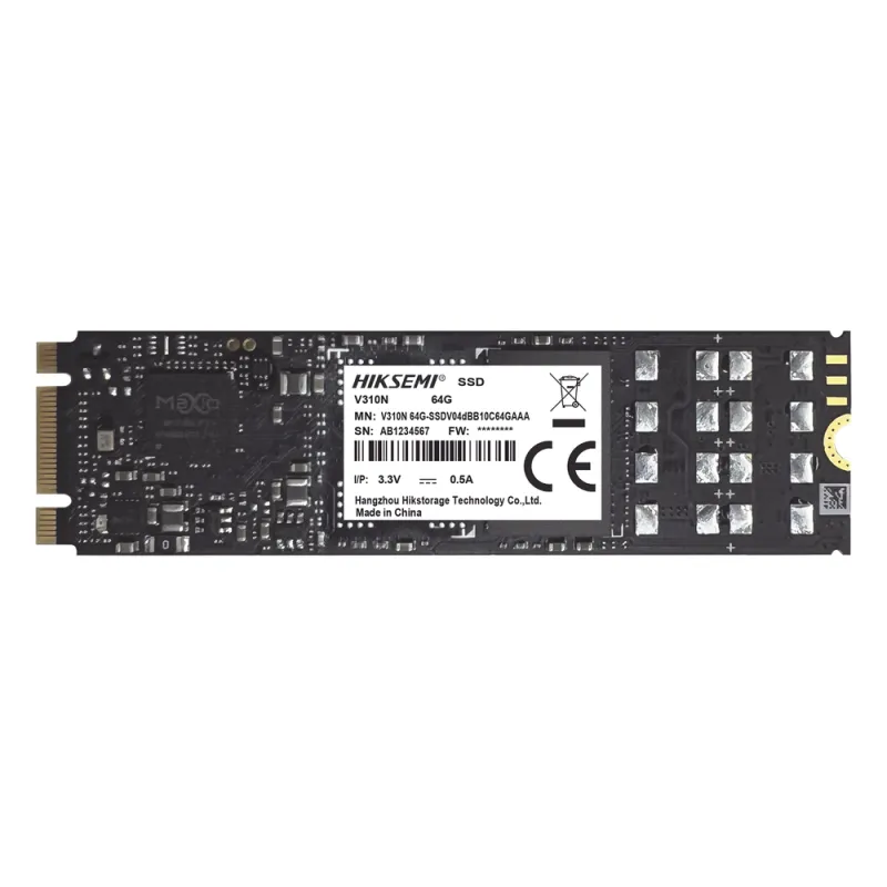 SSD M.2 para Videovigilancia Móvil / 512 GB / SATA III / 550 MB/s Lectura / 525 MB/s Escritura / 24/7 / 0°C a 70°C