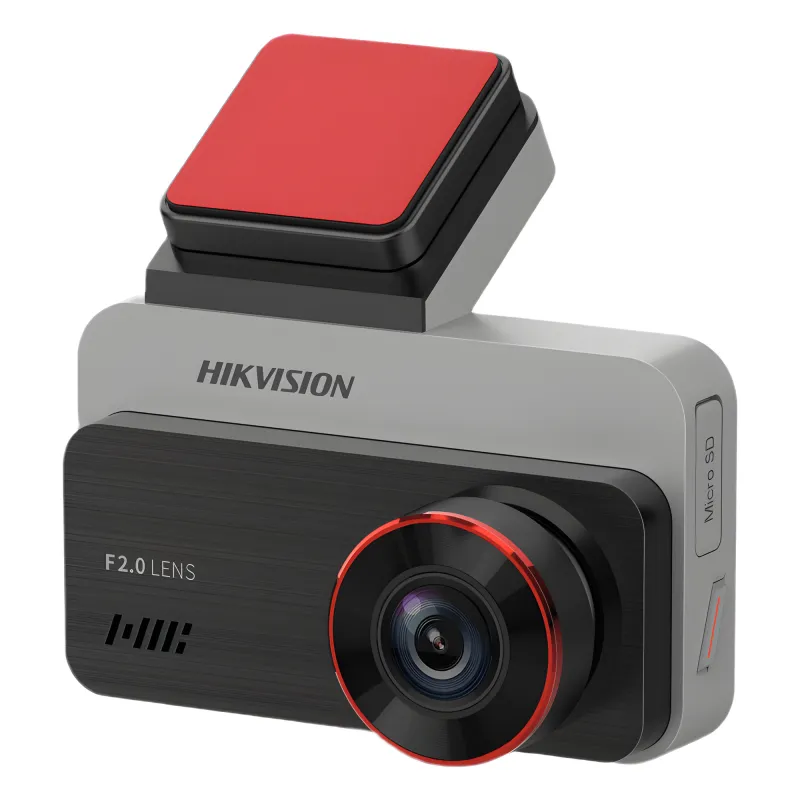 Dashcam de Doble Lente Hikvision AE-DC2328-C200S(2CH) / 2 Megapixel (1080p) Frontal e Interior / Gran Angular 128° / H.265 / Pantalla IPS 3" / WiFi / G-Sensor / Micro SD 256GB