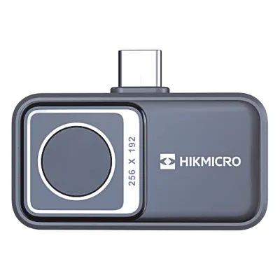 Mini2 V2 - Cámara Termográfica para Smartphone / Resolución IR 256 x 192 (49,152 píxeles) / SuperIR / Rango de -20°C a 400°C / Precisión ±2°C o ±2% / Compatible iOS (Lightning & USB-C) y And