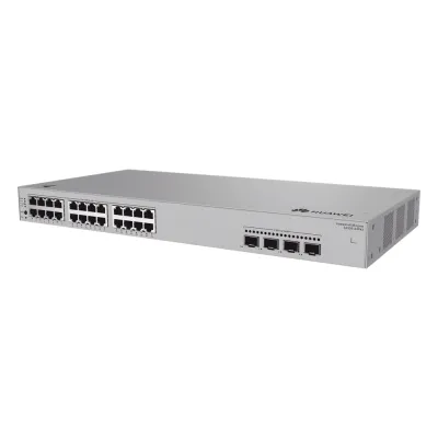 Switch de Acceso Gigabit Administrable PoE Capa 2 / 24 puertos 10/100/1000 Mbps (PoE) / 4 Puertos 2.5GE SFP Uplink / ERPS / IMGP Snooping / DHCP Snooping / PoE Perpetuo / 400 W / Administración Nube Gratis
