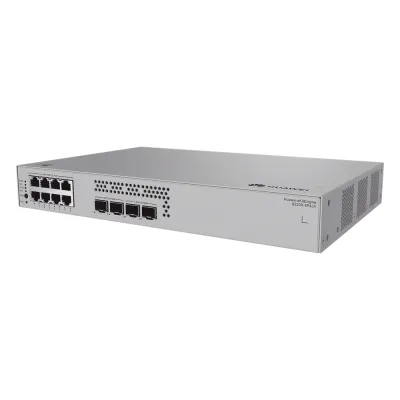 Switch de Acceso eKit Administrable / Capa 2 / 8 Puertos PoE+ Gigabit + 2 SFP + 2 SFP+ / PoE Perpetuo / Presupuesto PoE 128 W / Sin licenciamiento
