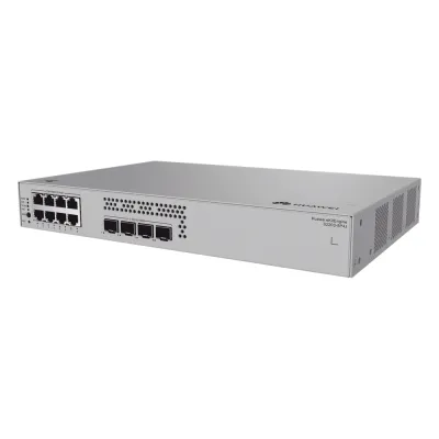 Switch de Acceso Gigabit Administrable PoE Capa 2 / 8 puertos 10/100/1000 Mbps (PoE) / 4 Puertos 2.5GE SFP Uplink / ERPS / IMGP Snooping / DHCP Snooping / PoE Perpetuo / 128 W / Administración Nube Gratis