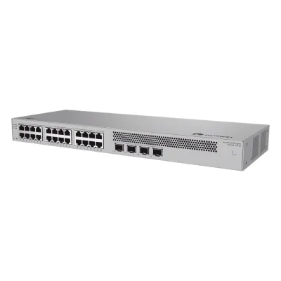 Switch de Acceso Gigabit Administrable Capa 2+ / 24 puertos 10/100/1000 Mbps / 4 Puertos 2.5GE SFP Uplink / ERPS / Rutas Estáticas / Administración Nube Gratis