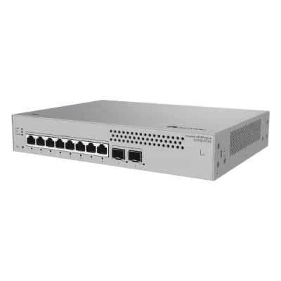 Switch de Acceso Gigabit Administrable Capa 2+ / 8 puertos 10/100/1000 Mbps / 2 Puertos 10GE SFP Uplink / ERPS / Rutas Estáticas / Administración Nube Gratis