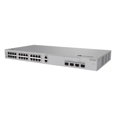 Switch Gigabit Administrable PoE Capa 3 / 24 Puertos 10/100/1000 Mbps (22 PoE) / 2 Puertos 2.5GE (PoE) combo 2 Puertos SFP 2.5GE /2 Puertos SFP+ 10GE / 400W / PoE Perpetuo / iStack / Administración Nube Gratis