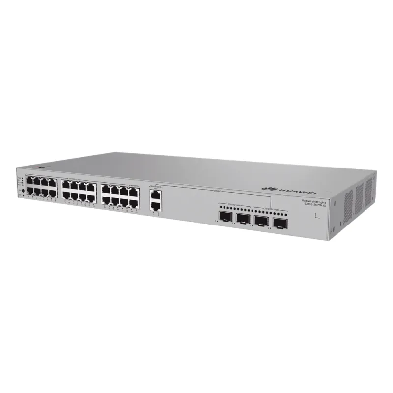 Switch Gigabit Administrable PoE Capa 3 / 24 Puertos 10/100/1000 Mbps (22 PoE) / 2 Puertos 2.5GE (PoE) combo 2 Puertos SFP 2.5GE /2 Puertos SFP+ 10GE / 400W / PoE Perpetuo / iStack / Administración Nube Gratis