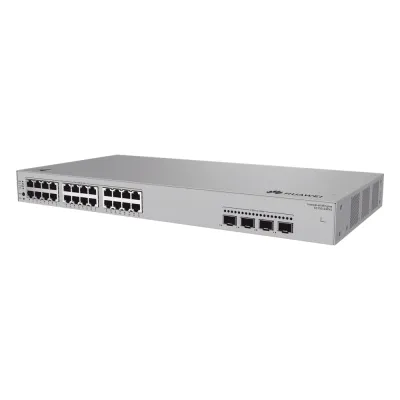 Switch de Acceso Gigabit Administrable PoE Capa 2+ / 24 puertos 10/100/1000 Mbps (PoE) / 4 Puertos 2.5GE SFP Uplink / ERPS / Rutas Estáticas / PoE Perpetuo / 400 W / Administración Nube Gratis
