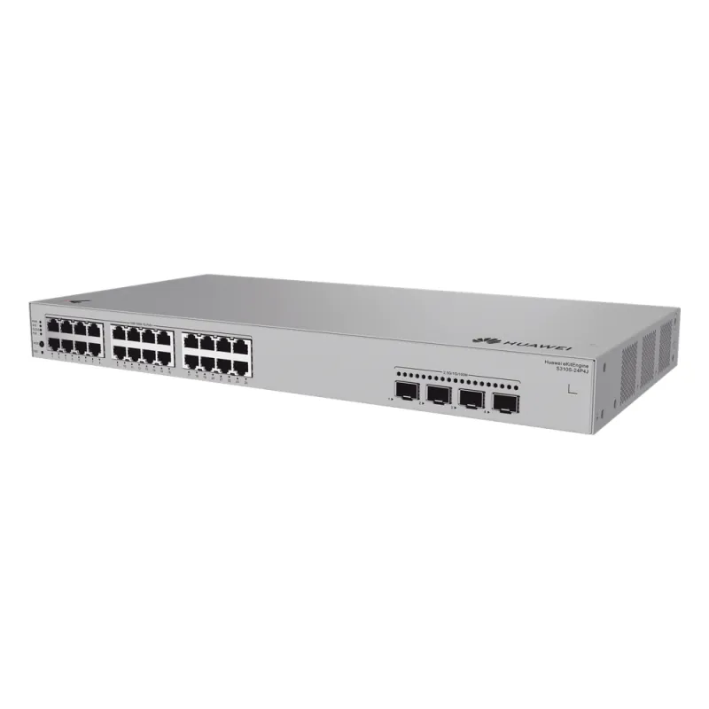 Switch de Acceso Gigabit Administrable PoE Capa 2+ / 24 puertos 10/100/1000 Mbps (PoE) / 4 Puertos 2.5GE SFP Uplink / ERPS / Rutas Estáticas / PoE Perpetuo / 400 W / Administración Nube Gratis