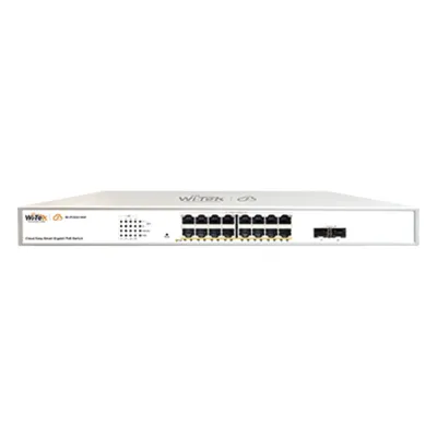 Switch Administrable PoE / 16 puertos PoE af/at Gigabit / 2 x SFP Gigabit / Administración Cloud Gratuita / Presupuesto 240 W