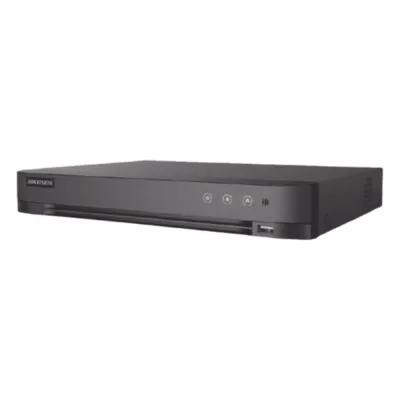DVR 16 Canales TURBOHD + 8 Canales IP / 5 Megapixel Lite - 3K Lite / Salida Independiente HDMI - VGA / Audio de Dos Vías por Coaxitron / Reconocimiento Facial / ACUSENSE (Evita falsas alarmas) / 1 Bahía de Disco Duro / Salida de Video en Fu