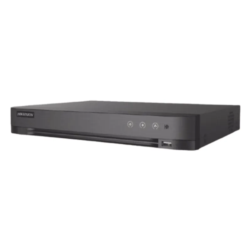 DVR 16 Canales TURBOHD + 8 Canales IP / 5 Megapixel Lite - 3K Lite / Salida Independiente HDMI - VGA / Audio de Dos Vías por Coaxitron / Reconocimiento Facial / ACUSENSE (Evita falsas alarmas) / 1 Bahía de Disco Duro / Salida de Video en Fu