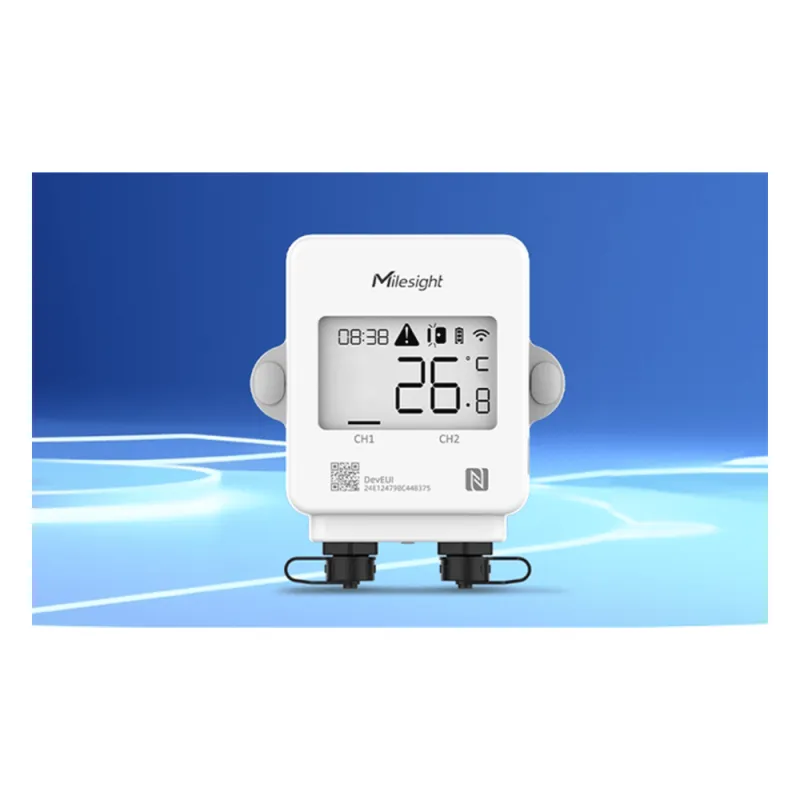 Display LoRaWAN para Monitoreo de Temperatura en Cadena de Frío / Pantalla LCD / Sensor Magnético / EN12830 / IP65