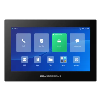 Estación de Intercomunicación SIP con Wi-Fi 6, Bluetooth y Control Total para Agendamiento de Salas y Edificios Inteligentes (Color Negro)