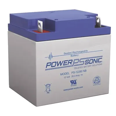 Batería 12V, 28AH, Para Respaldo, Tecnologías AGM/VRLA, 5 Años Vida Útil, Terminales NB, Reconocida UL