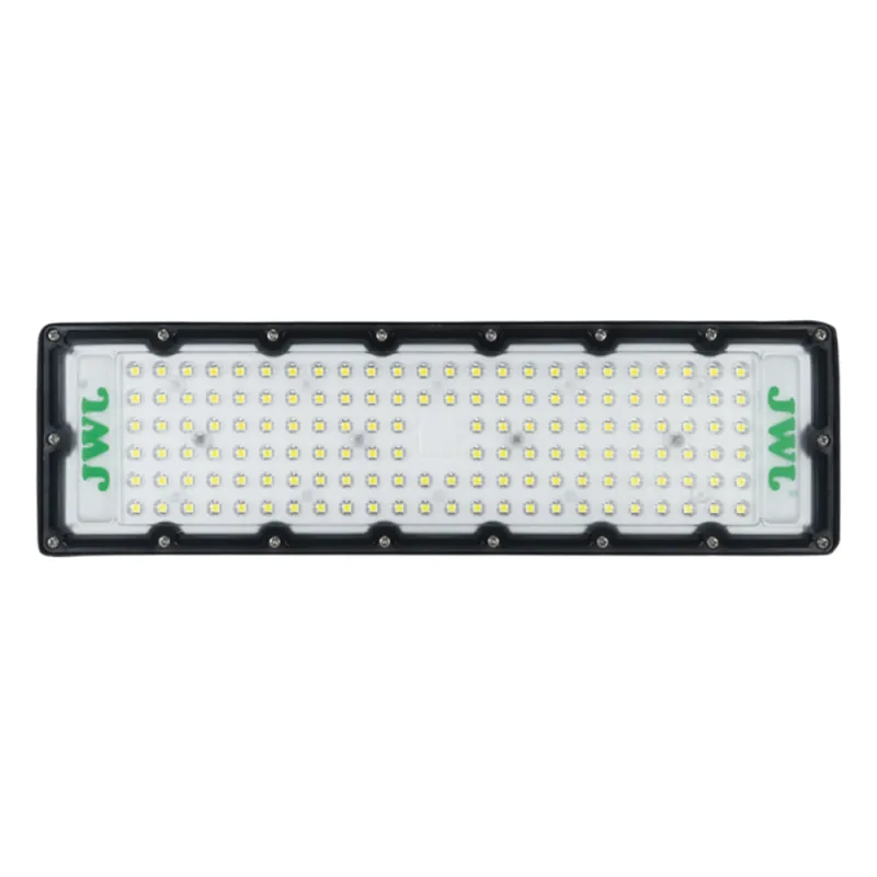 Reflector LED 100 W /350 x 100 mm / 85 - 265 Vca~ 50/60Hz / TCC 6 500 K / Uso en exterior.
