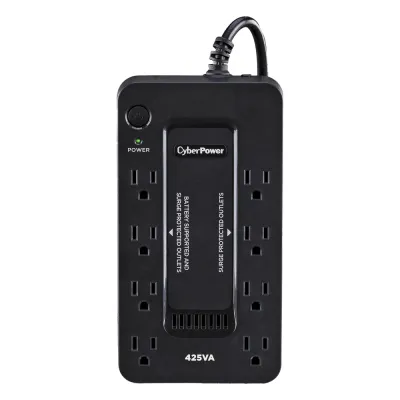 UPS de 425 VA/255 W, Topología Standby, Entrada 120 Vca NEMA 5-15P, Tipo Gabinete Compacto, Con 8 Tomas NEMA 5-15R