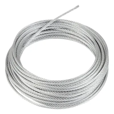 Rollo o carrete de 300 Metros de Retenida de 1/8" de Alta Resistencia, Galvanizado clase A.