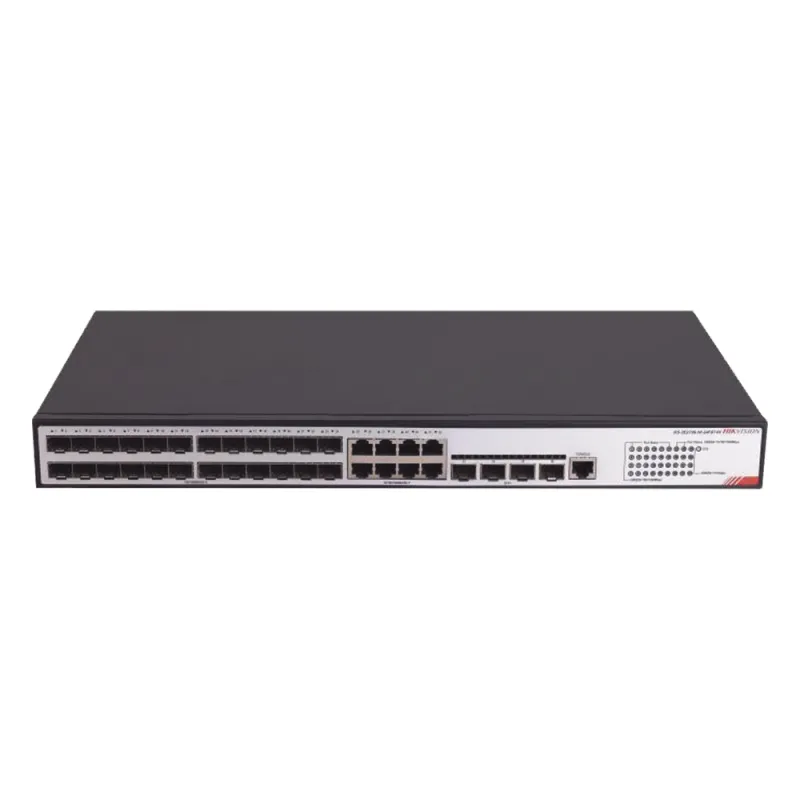 Switch Gigabit / Administrable / 24 Puertos SFP GE / 8 Puertos RJ45 GE / 4 Puertos SFP de 10G / Configuración Nube Hik-PartnerPro / Soporta IGMP