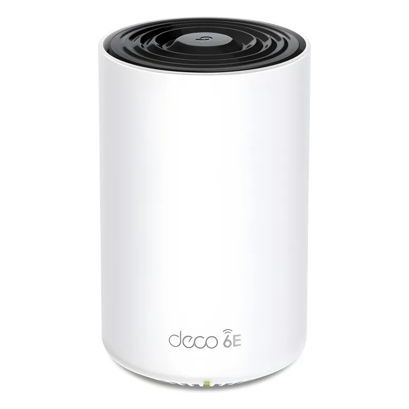 Router Inalámbrico MESH Interior para Hogar / Doble Banda Wi-Fi 6E AX5400 Mbps / 1 Puerto 2.5G WAN/LAN / 2 Puertos 1G WAN/LAN / 4 Antenas Internas / Administración Mediante la App Deco (iOS, Android) / Protección HomeShield